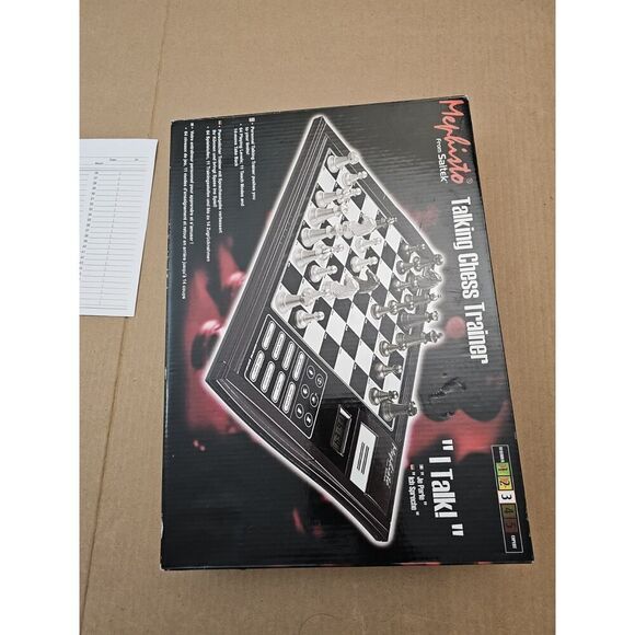 Mephisto Talking Chess Trainer by Saitek Level 3 Complete & Working - Picture 4 of 13